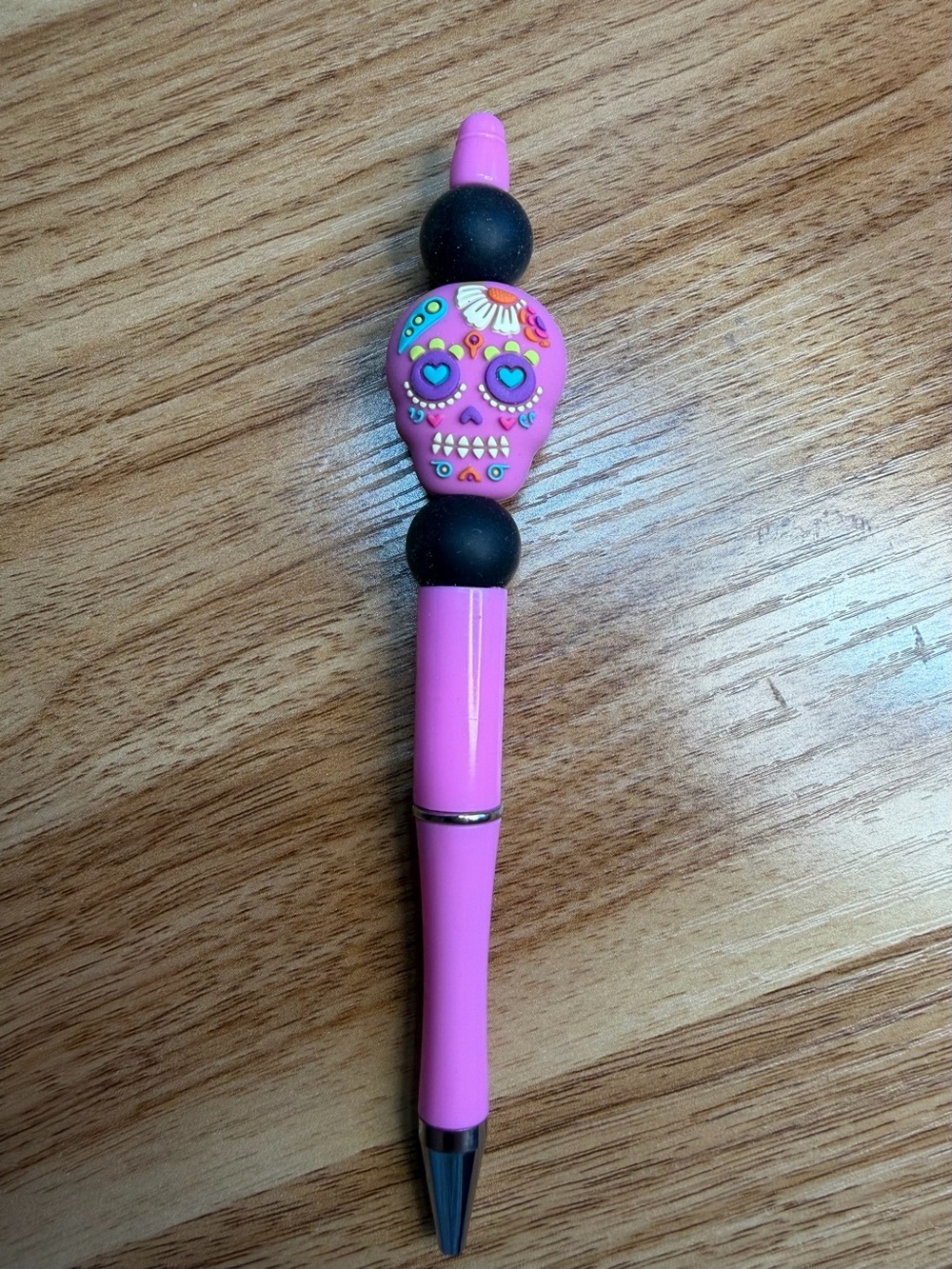 Pink Sugar Skull Stylus Pen
